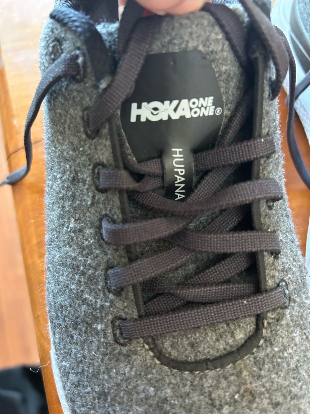 HOKA ONE ONE Hupana Wool Gray Running Walking Shoes Women’s US 8 - Picture 9 of 12